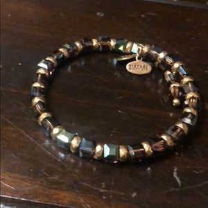 Green gold and purple SWAROVSKI Alex and Ani wrap